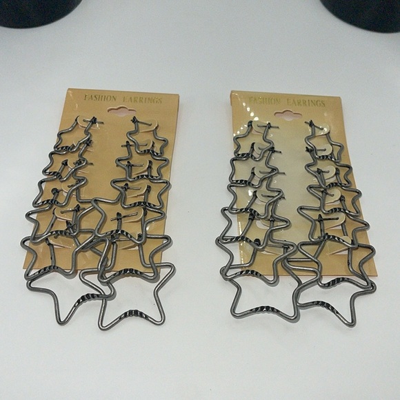 Lot of vintage Deadstock Star hoops - Picture 1 of 3
